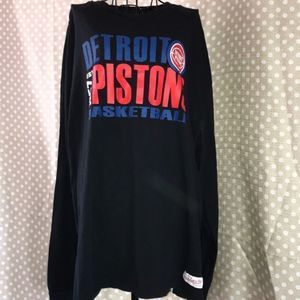 Mitchell and Ness Pistons Shirt
